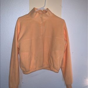 Peach colored quarter zip (pacsun)